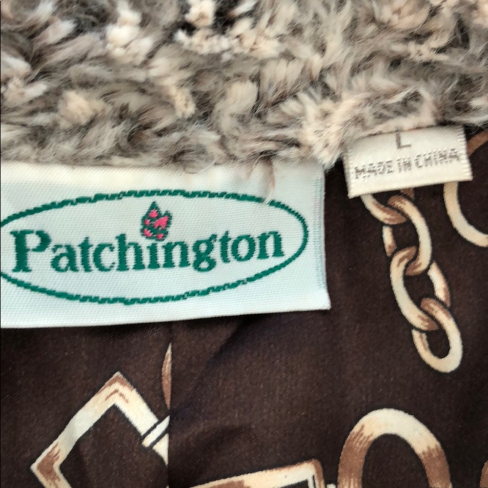 Patchington fuzzy brown oh so comfy 3/4 coat - Picture 3 of 6